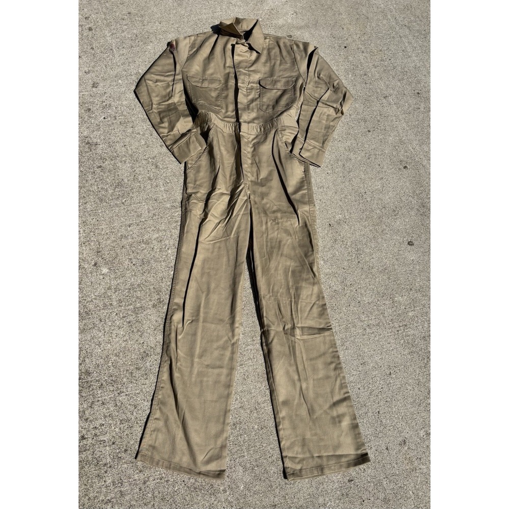 Drifire Coveralls Mens 34 Blue FR Flame Resistant Perform Workwear Maintenance